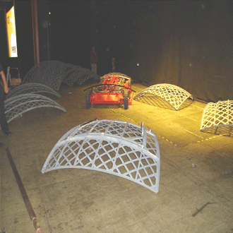 we will require a large amount of area about 50' x 50' to set up