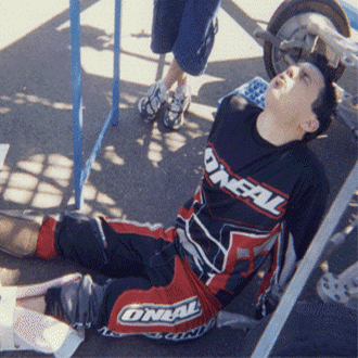 Laughlin River Run.. Rick Steimer Broken LEG!