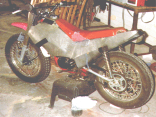 I custom made the body work for my Fuion Bike in 1994... Why do I use a Carbon Fiber Body on my Bike? Because it Protects me from the Bike and I know if someone useds my images